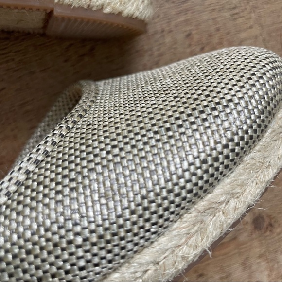 Lauren Ralph Lauren Buckle Tie Wedge Heel Espadrille Shoes Womens Size 7 - Picture 7 of 12